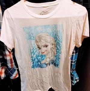 Disney Frozen Elsa Woman's Large T-Shirt
